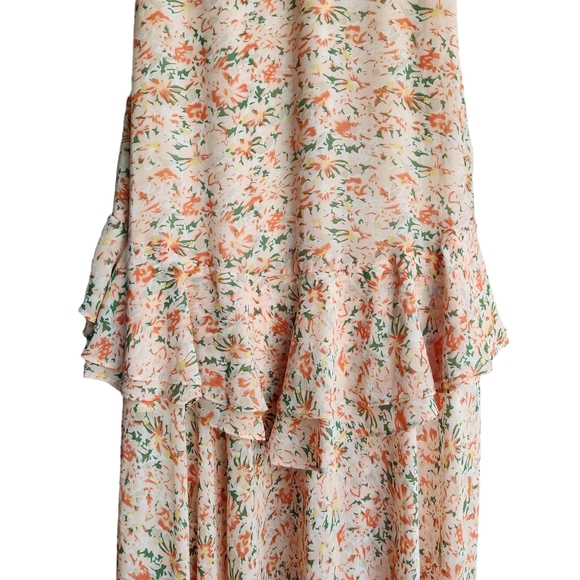 NWT ASTR The Label Pemberly Dress - Peach Orange Floral - Picture 9 of 15
